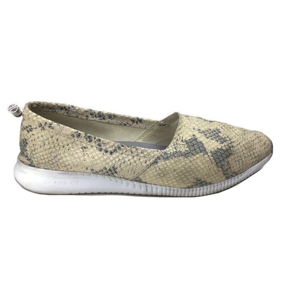 Cole Haan Shoes - Cole Haan StudioGrand Snake Print Perforated Nubuck Toggle Back Sneaker Size 9